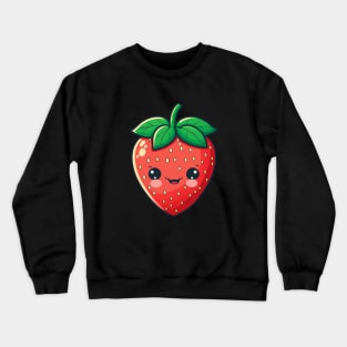 Cute Kawaii Strawberry Fruit Grower Farm Crewneck Sweatshirt